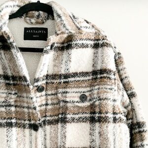 All SAINTS Luella Check Jacket (Ecru White)